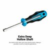 Capri Tools Kontour 8 mm Nut Driver, 3-Inch Hollow Shaft CP25000-ND8H3